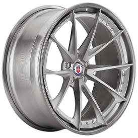 20" HRE Wheels S204 Frozen Dark Clear Center with Brushed Dark Clear Outer and Inner Forged Rims