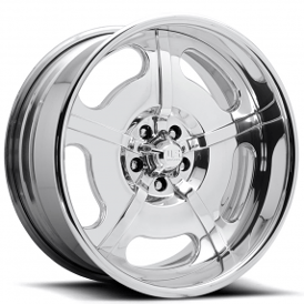 24" U.S. Mags Forged Wheels Rio Grande 5 US494 Polished Tuckin Series Rims