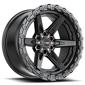20" Vortek Off-Road VRT-602 Argo Satin Black Rims