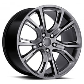 20" Jeep Spyder Monkey Wheels FR 88 Hyper Black OEM Replica Rims