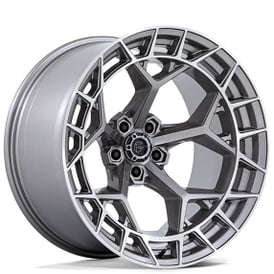 17" Fuel Wheels FC873 Charger Platinum 5-Lug Off-Road Rims
