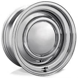 15" Staggered American Racing Wheels Vintage VN31 Smoothie Chrome Steel Rims