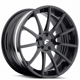 24" Forgiato Wheels Undice-ECL Gloss Black Forged Rims