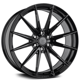22" Vossen Wheels HFX-2 Gloss Black 6-Lugs Rims