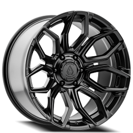 20" Arena Wheel Co A116 Cobra Satin Black Off-Road Rims 