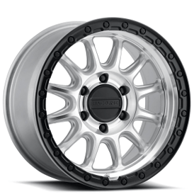 17" Raceline Wheels 960MB Alpha Machined with Black Ring Off-Road Rims