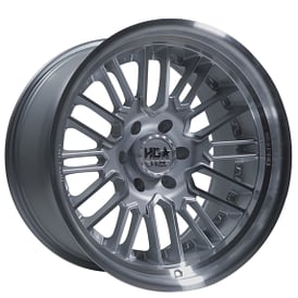 20" Luxxx HD Wheels LHD PRO6 Gloss Silver Machined Face with Machined Lip Off-Road Rims