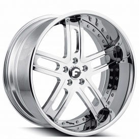 19" Forgiato Wheels Estremo Chrome Forged Rims