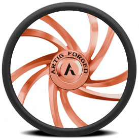 Artis Forged Custom Steering Wheel Twister Rose Gold