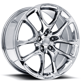 22" Dodge Durango SRT Wheels FR 551F Chrome Flow Formed OEM Replica Rims