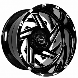 22" Lexani Off-Road Forged Wheels Shogun Custom Gloss Black Milled Rims