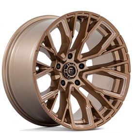 20" Fuel Wheels D850 Rebar 5 Platinum Bronze Milled Off-Road Rims