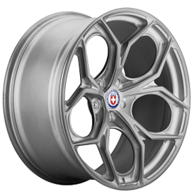 24" Staggered HRE Wheels P111SC Frozen Dark Clear Monoblock Forged Rims