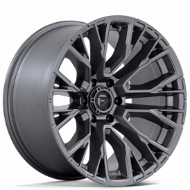 17" Fuel Wheels D848 Rebar 6 Matte Gunmetal Off-Road Rims