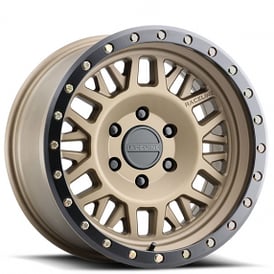 17" Raceline Wheels 951BZ Ryno Beadlock Textured Bronze Off-Road Rims