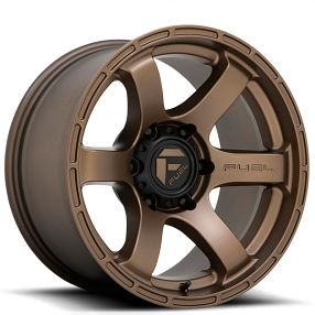 18" Fuel Wheels D768 Rush Matte Bronze Off-Road Rims