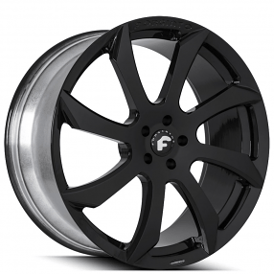 21" Forgiato Wheels Fondare-M Gloss Black Forged Rims