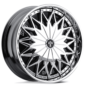 26" Dub Forged Wheels S787 Joker Chrome Spinner Rims