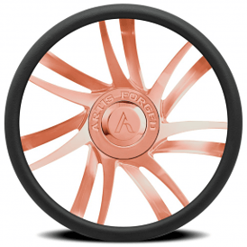 Artis Forged Custom Steering Wheel Profile Rose Gold