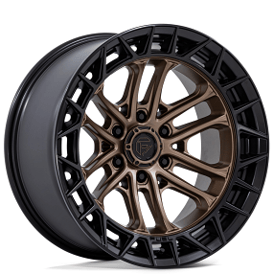 17" Fuel Wheels FC874 Celsius Matte Bronze with Matte Black Lip Off-Road Rims
