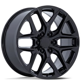 24" Performance Replicas Wheels PR229 Gloss Black Rims