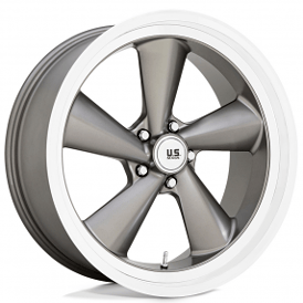 22" U.S. Mags Wheels TS U137 Anthracite with Diamond Cut Lip Rims