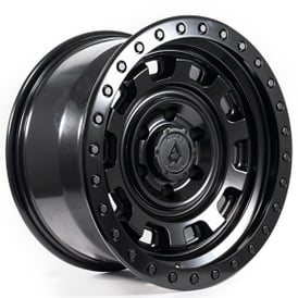 17" Arena Wheel Co A112 Gunner Satin Black Off-Road Rims  