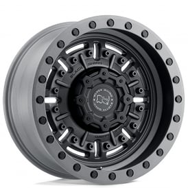 17" Black Rhino Wheels Abrams Textured Matte Gunmetal Off-Road Rims 