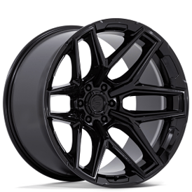 22" Fuel Wheels FC854 Flux 6 Gloss Black Off-Road Rims