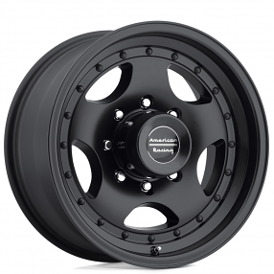 16" American Racing Wheels Modern AR23 Satin Black Off-Road Rims