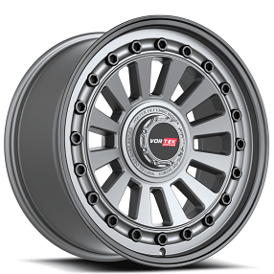 17" Vortek Off-Road VRD-702 Radar Matte Gunmetal Rims