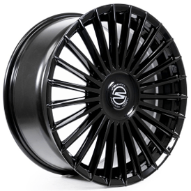 22" Select Precision Alloys Wheels S103 Bristol Gloss Black Rims 