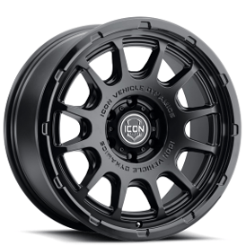 20" ICON Alloys Wheels Rancho Double Black Off-Road Rims