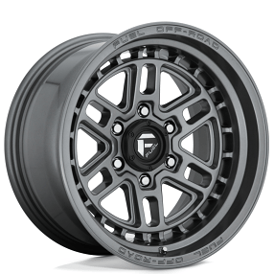 17" Fuel Wheels D668 Nitro Matte Anthracite 6-Lug Off-Road Rims