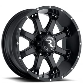 17" Raceline Wheels 991B Assault Satin Black Off-Road Rims 