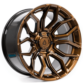 22" Arena Wheel Co A116 Cobra Smoked Bronzed with Tint Clear Off-Road Rims 