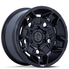 17" Black Rhino Wheels Guard BR028 Matte Black Crossover Rims 