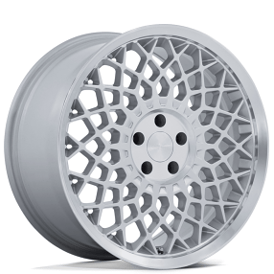 19" Rotiform Wheels RC212 CJJ Gloss Silver with Machined Lip Flow Formed Rims