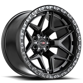 22" Vortek  Off-Road VRT-603 Atheno Satin Black Rims  