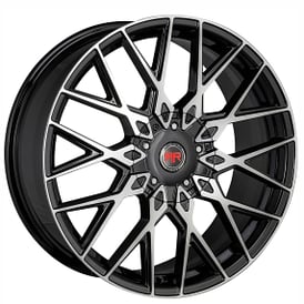 18" Revolution Racing Wheels RR24 Black Machined Rims