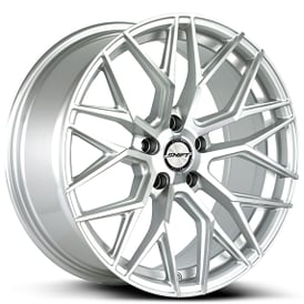 18" Shift Wheels Spring Silver Machined Rims 