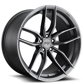 20" Staggered Niche Wheels M204 Vosso Matte Anthracite Polaris Slingshot / 3-Wheeler Rims