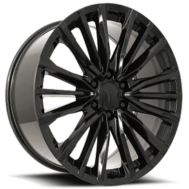 22" Platinum V Wheels FR 205 Gloss Black OEM Replica Rims