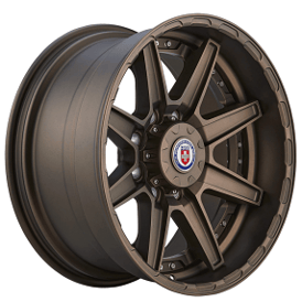 20" HRE Wheels HD188 Satin Bronze Center with Satin Bronze Barrel in Machined Lip Forged Rims