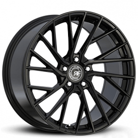 20" Road Force Wheels RFF-2 Gloss Black Flow Formed Rims 