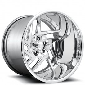 18" U.S. Mags Forged Wheels Nemesis 5 US465 Polished Tuckin Series Rims