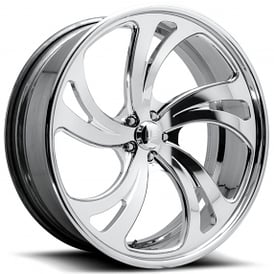 19" U.S. Mags Forged Wheels Kompressor 5 US451 Polished Tuckin Series Rims