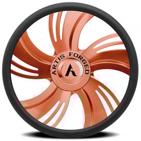 Artis Forged Custom Steering Wheel Avenue Rose Gold