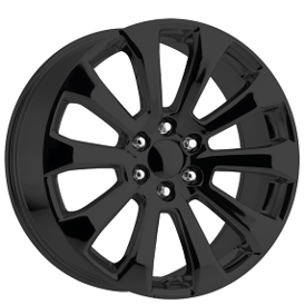 22" Performance Replicas Wheels PR204 Gloss Black Rims