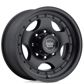 15" American Racing Wheels Modern AR23 Satin Black Rims